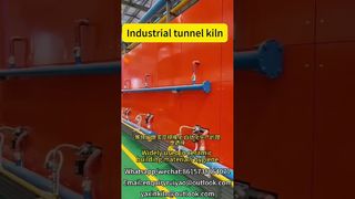 Yüksek sıcaklık tünel fırını #kilnmanufacturer #tunnelkiln #brickfactory#madeinchina #kilnfired
