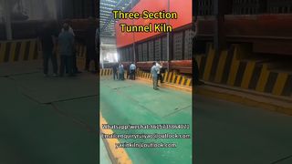 Üç Bölmeli Tünel Fırın #kilnmanufacturer #brickfactory #tunnelkiln#brickkiln #claybricks