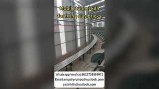 Kil tuğlaların mobil fırın ateşlemesi çeşitli katı atık hammaddeleri için uygundur