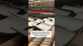 Seramik Karo Pişirimi için Silindirli Fırın #kilnmanufacturer #brickfactory #ceramictiles #rollerkiln